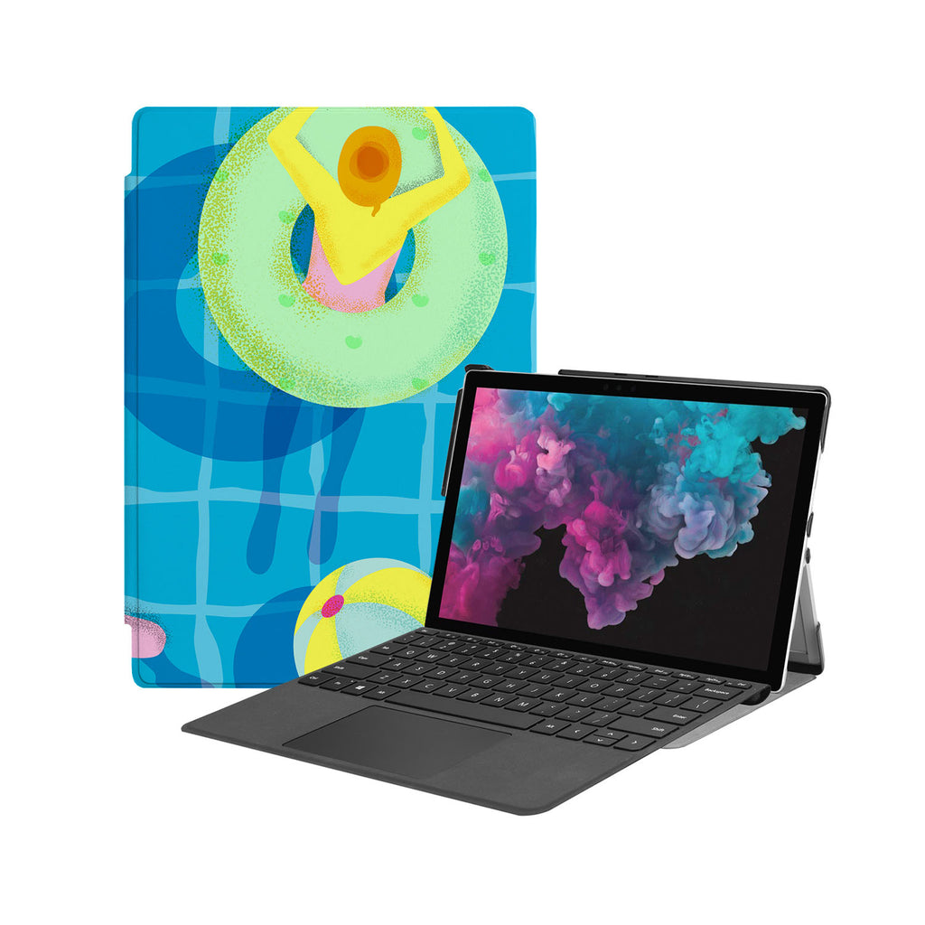 the Hero Image of Personalized Microsoft Surface Pro and Go Case with Beach design