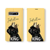 Personalized Samsung Galaxy Wallet Case with Dog Fun desig marries a wallet with an Samsung case, combining two of your must-have items into one brilliant design Wallet Case. 