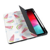 personalized iPad case with pencil holder and Fruit Red design - swap