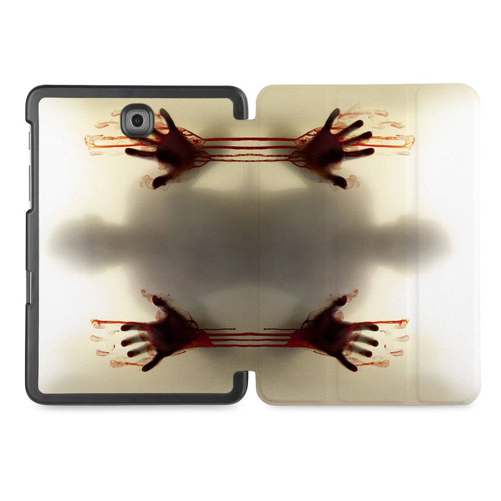 the whole printed area of Personalized Samsung Galaxy Tab Case with Horror design