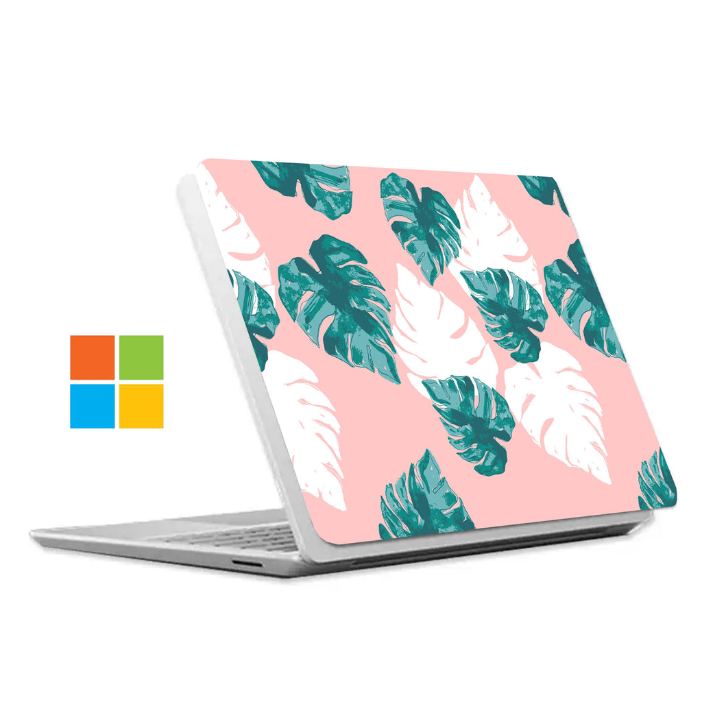 The #1 bestselling Personalized microsoft surface laptop Case with Pink Flower 2 design