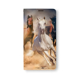 Front Side of Personalized Samsung Galaxy Wallet Case with Horse design