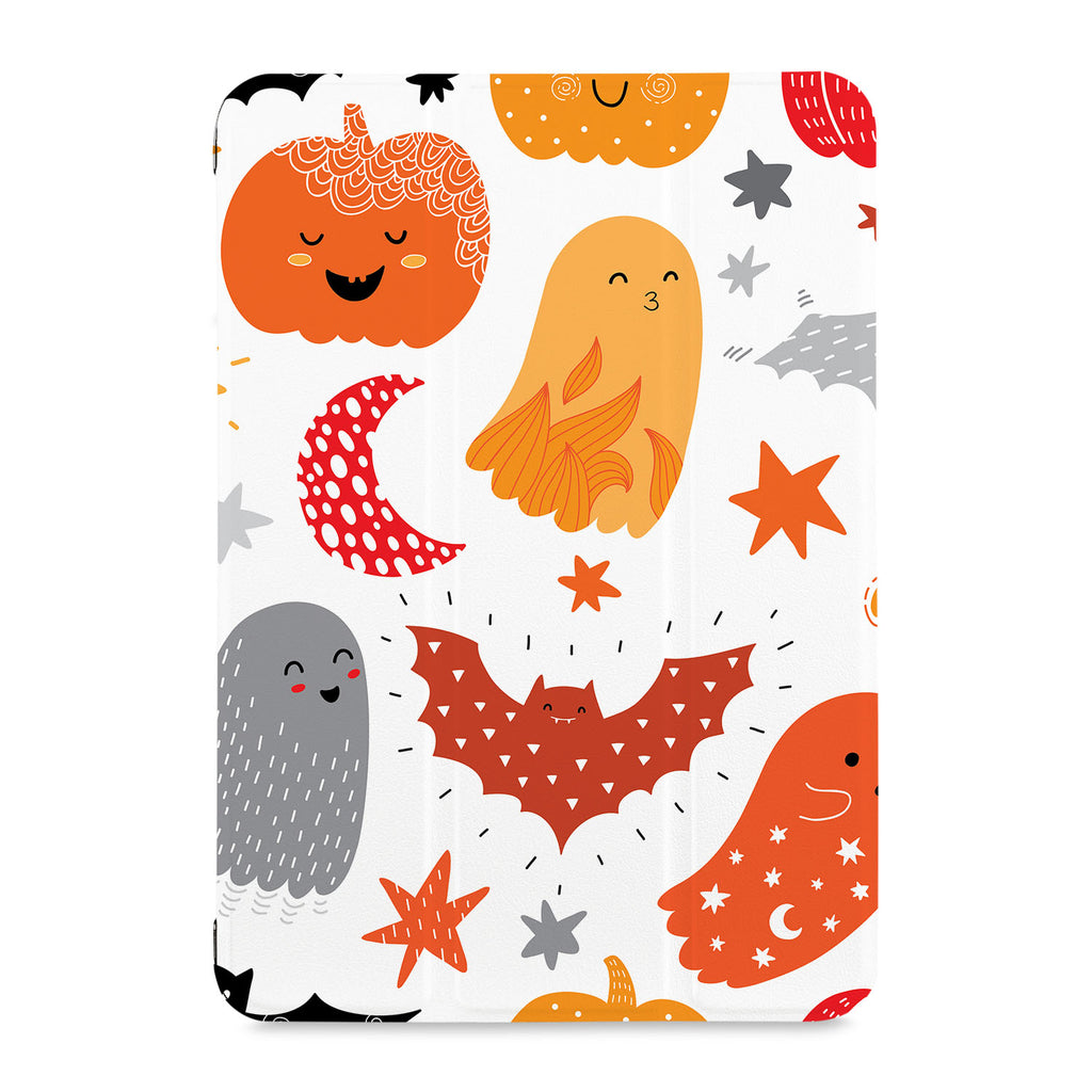 the front view of Personalized Samsung Galaxy Tab Case with Halloween design
