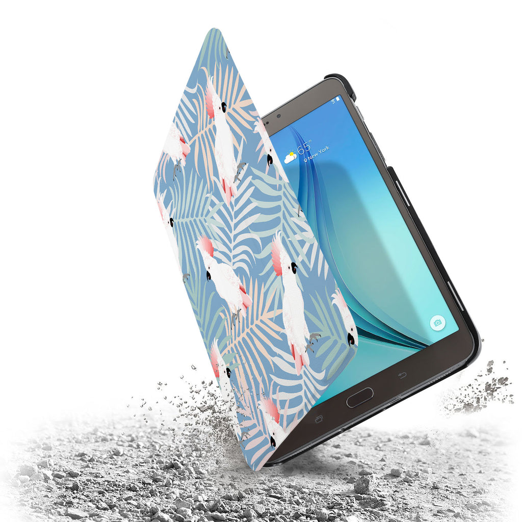 the drop protection feature of Personalized Samsung Galaxy Tab Case with Bird design