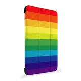 the side view of Personalized Samsung Galaxy Tab Case with Rainbow design