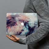 hardshell case with Futuristic design combines a sleek hardshell design with vibrant colors for stylish protection against scratches, dents, and bumps for your Macbook