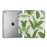 Vista Case iPad Premium Case with Green Leaves Design uses Soft silicone on all sides to protect the body from strong impact.