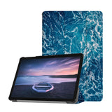Personalized Samsung Galaxy Tab Case with Ocean design provides screen protection during transit