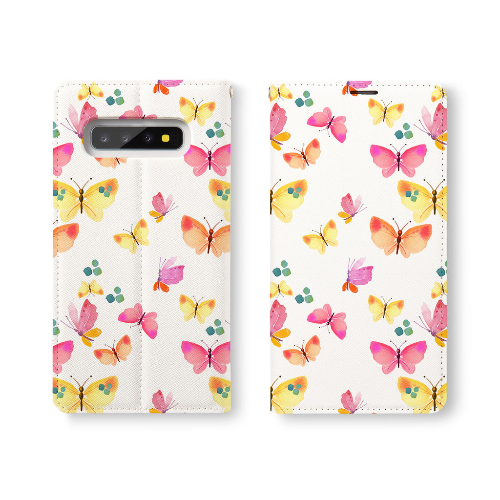 Personalized Samsung Galaxy Wallet Case with Butterfly desig marries a wallet with an Samsung case, combining two of your must-have items into one brilliant design Wallet Case. 