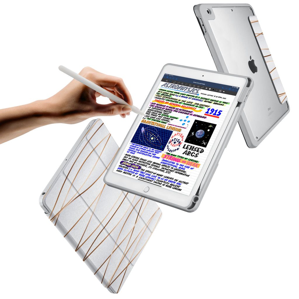 Vista Case iPad Premium Case with Luxury Design has trifold folio style designed for best tablet protection with the Magnetic flap to keep the folio closed.