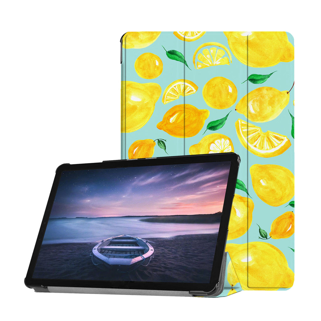 Personalized Samsung Galaxy Tab Case with Fruit design provides screen protection during transit