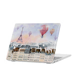 personalized microsoft laptop case features a lightweight two-piece design and Travel print
