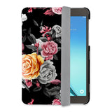 auto on off function of Personalized Samsung Galaxy Tab Case with Black Flower design - swap