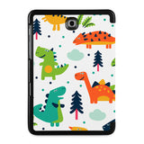 the back view of Personalized Samsung Galaxy Tab Case with Dinosaur design