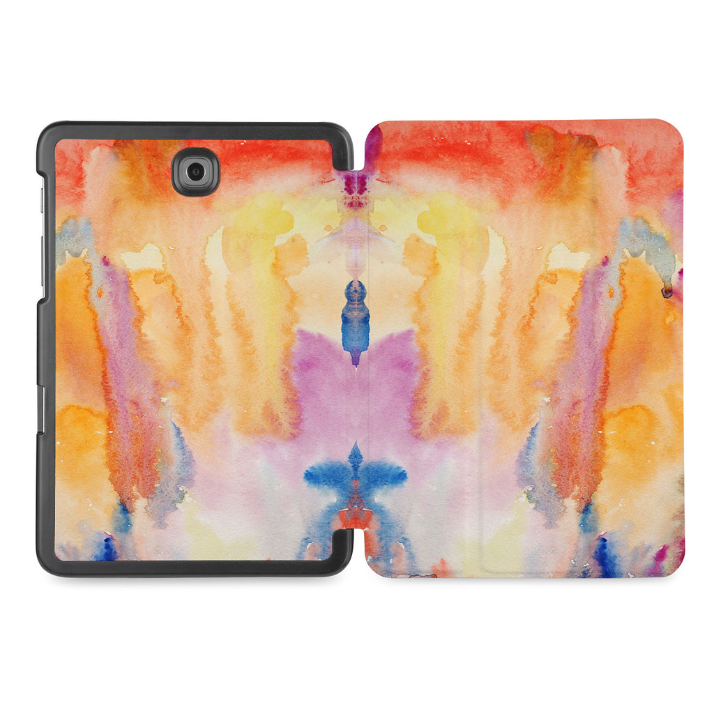 the whole printed area of Personalized Samsung Galaxy Tab Case with Splash design