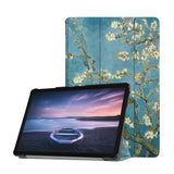 Personalized Samsung Galaxy Tab Case with Oil Painting design provides screen protection during transit