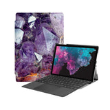 the Hero Image of Personalized Microsoft Surface Pro and Go Case with Crystal Diamond design