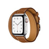 Double Tour Genuine Leather Band for Apple Watch - Fauve