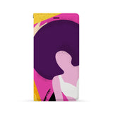 Front Side of Personalized iPhone Wallet Case with 4 design
