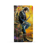 Front Side of Personalized iPhone Wallet Case with 5 design