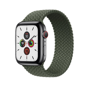 Braided Solo Loop Band for Apple Watch - Inverness Green