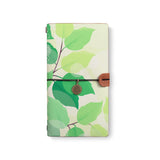 the front top view of midori style traveler's notebook with 8 design