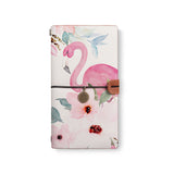 the front top view of midori style traveler's notebook with 8 design