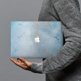 hardshell case with Marble Gold design combines a sleek hardshell design with vibrant colors for stylish protection against scratches, dents, and bumps for your Macbook