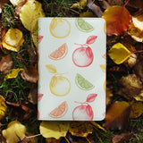 personalized RFID blocking passport travel wallet with Fruits design on maple leafs