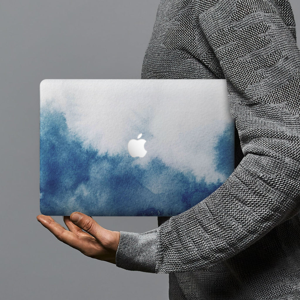 hardshell case with Abstract Ink Painting design combines a sleek hardshell design with vibrant colors for stylish protection against scratches, dents, and bumps for your Macbook