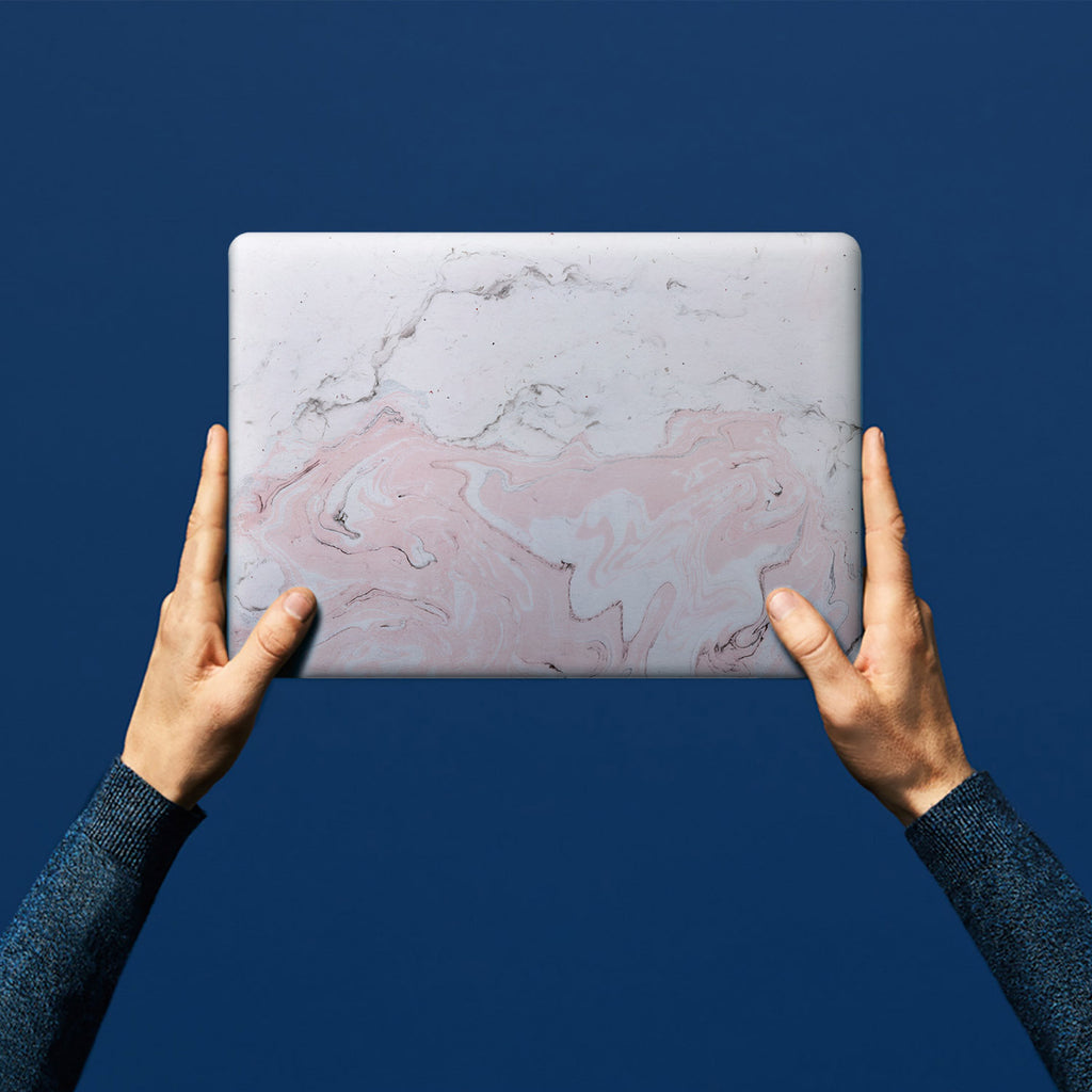 personalized microsoft surface case with Pink Marble design