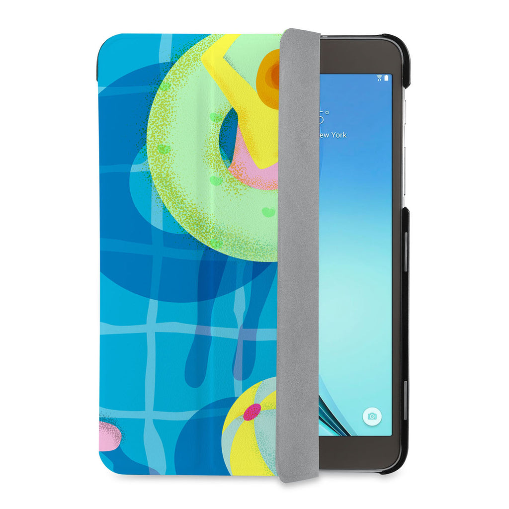 auto on off function of Personalized Samsung Galaxy Tab Case with Beach design - swap