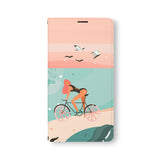 Front Side of Personalized Samsung Galaxy Wallet Case with Summer2Tang design