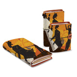 three size of midori style traveler's notebooks with Ocean design