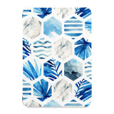 the front view of Personalized Samsung Galaxy Tab Case with Geometric Flower design