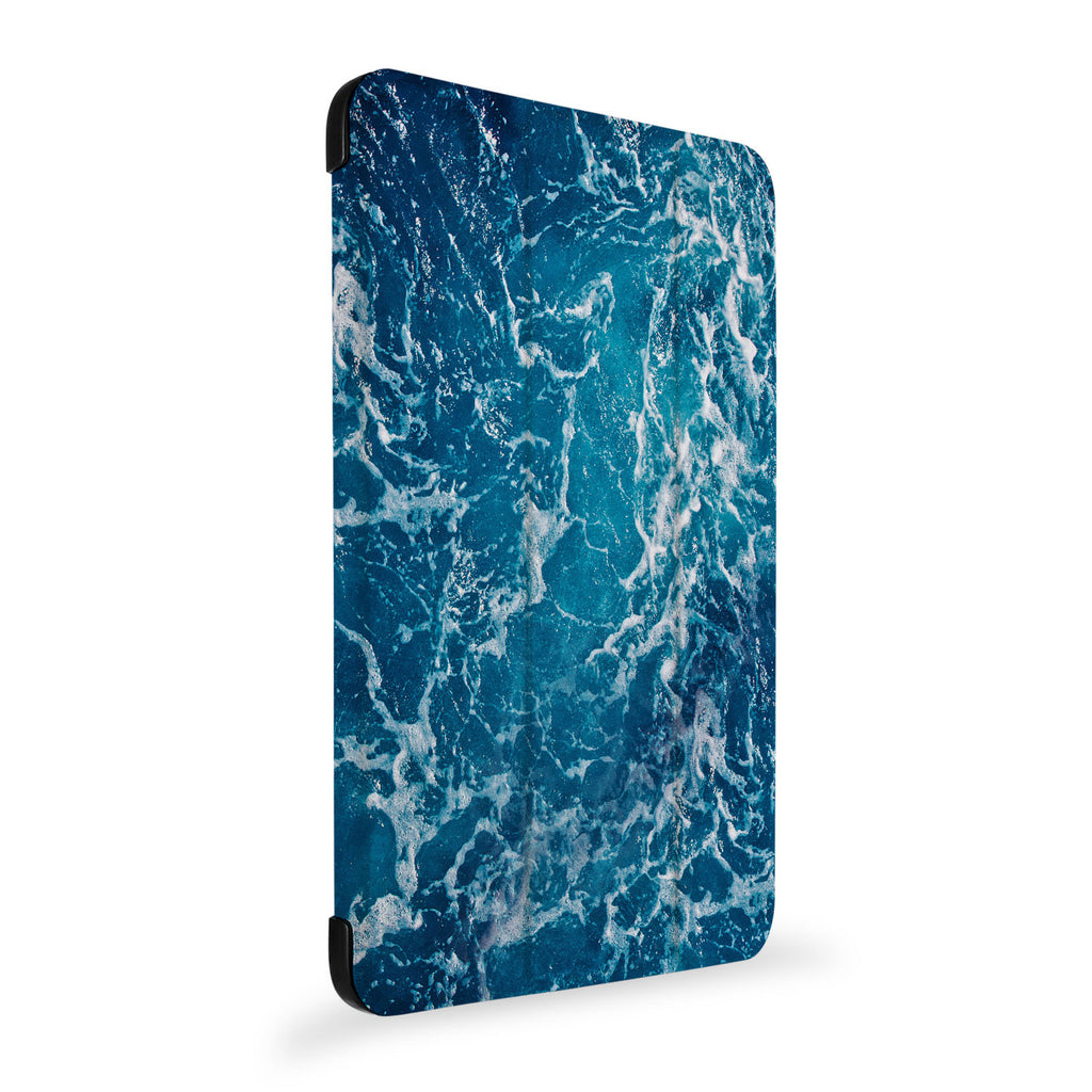 the side view of Personalized Samsung Galaxy Tab Case with Ocean design