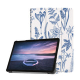 Personalized Samsung Galaxy Tab Case with Flower design provides screen protection during transit