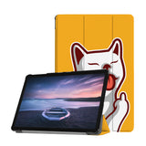 Personalized Samsung Galaxy Tab Case with Cat Fun design provides screen protection during transit