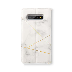 Back Side of Personalized Samsung Galaxy Wallet Case with Marble 2020 design - swap