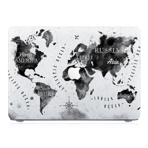 This lightweight, slim hardshell with World Map design is easy to install and fits closely to protect against scratches