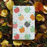 personalized RFID blocking passport travel wallet with Fruits Pattern design on maple leafs