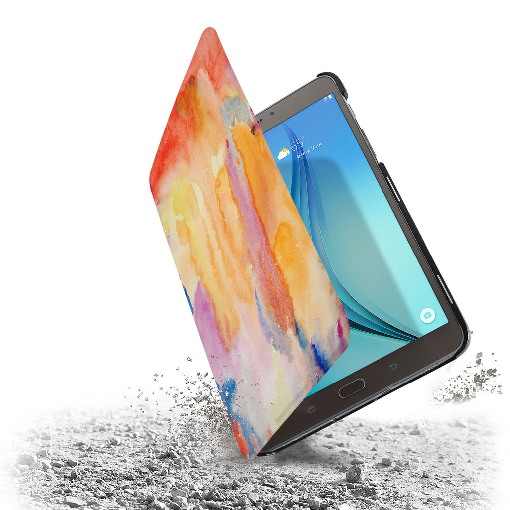 the drop protection feature of Personalized Samsung Galaxy Tab Case with Splash design