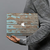 hardshell case with Wood design combines a sleek hardshell design with vibrant colors for stylish protection against scratches, dents, and bumps for your Macbook