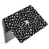hardshell case with Polka Dot design has matte finish resists scratches
