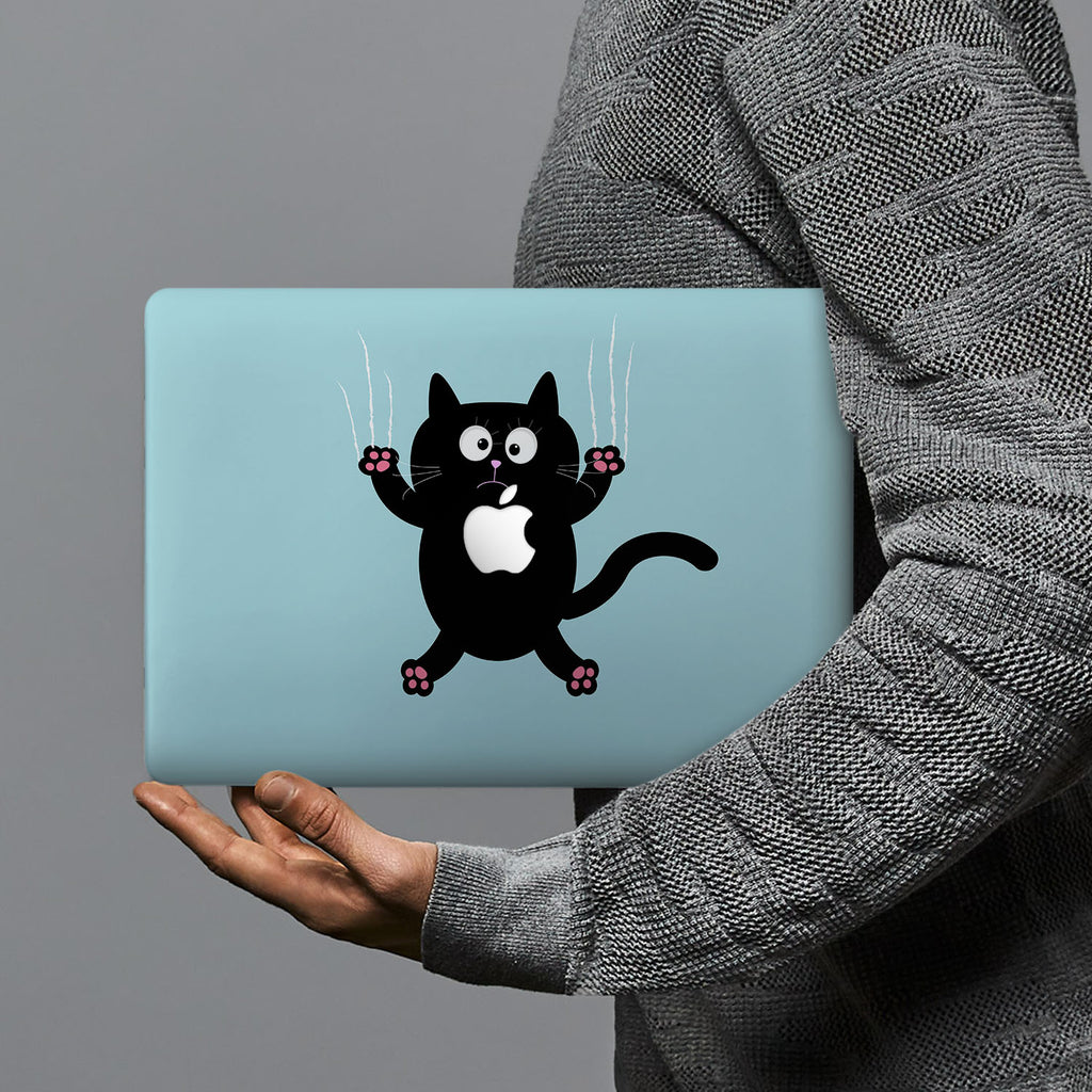 hardshell case with Cat Kitty design combines a sleek hardshell design with vibrant colors for stylish protection against scratches, dents, and bumps for your Macbook