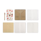 midori style traveler's notebook with Sweet design, refills and accessories