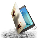 the drop protection feature of Personalized Samsung Galaxy Tab Case with Horror design