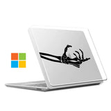 The #1 bestselling Personalized microsoft surface laptop Case with Bones design