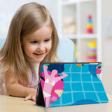 Enjoy the videos or books on a movie stand mode with the personalized iPad folio case with Beach design