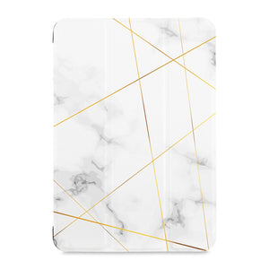 the front view of Personalized Samsung Galaxy Tab Case with Marble 2020 design